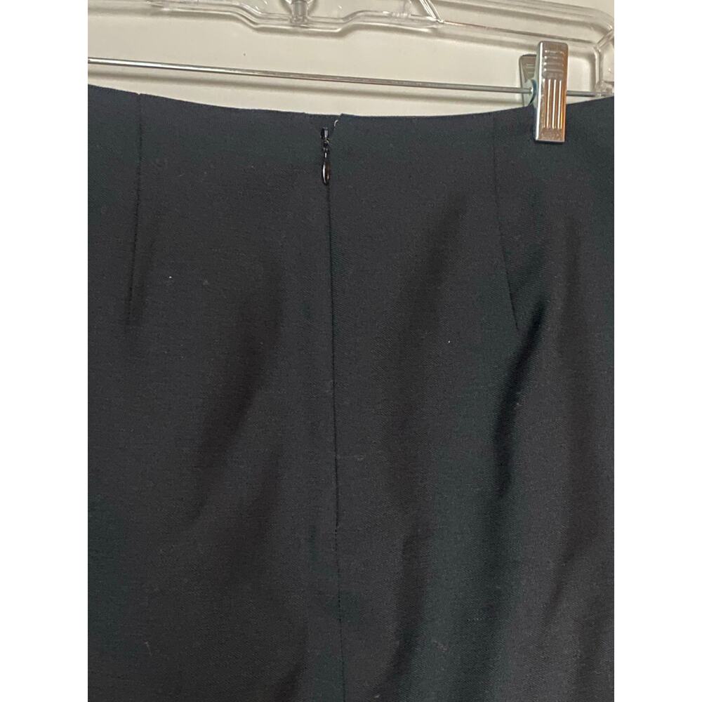 NWT ALEXANDER MCQUEEN Side Slit Mini Skirt In Black Size 42 IT, 6 US brand new - Picture 7 of 8